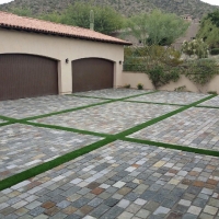 Artificial Grass Hobe Sound, Florida Landscape Photos, Front Yard