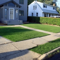 Artificial Turf Installation Crystal Lake, Florida Landscape Design, Front Yard