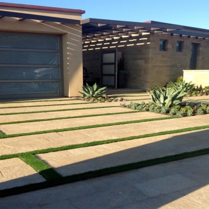 Artificial Grass Carpet Palm Springs North, Florida City Landscape, Pavers