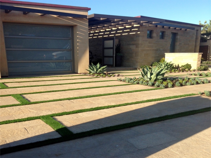 Artificial Grass Carpet Palm Springs North, Florida City Landscape, Pavers