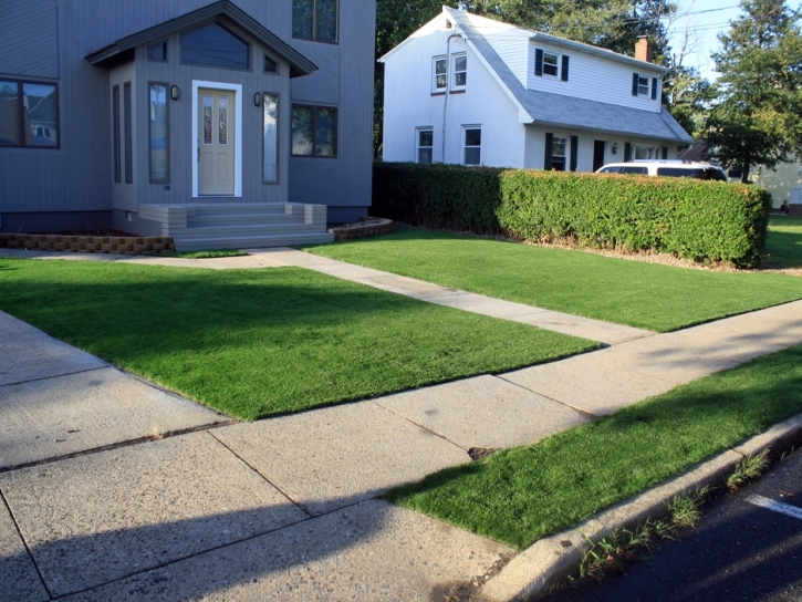 Artificial Turf Installation Crystal Lake, Florida Landscape Design, Front Yard