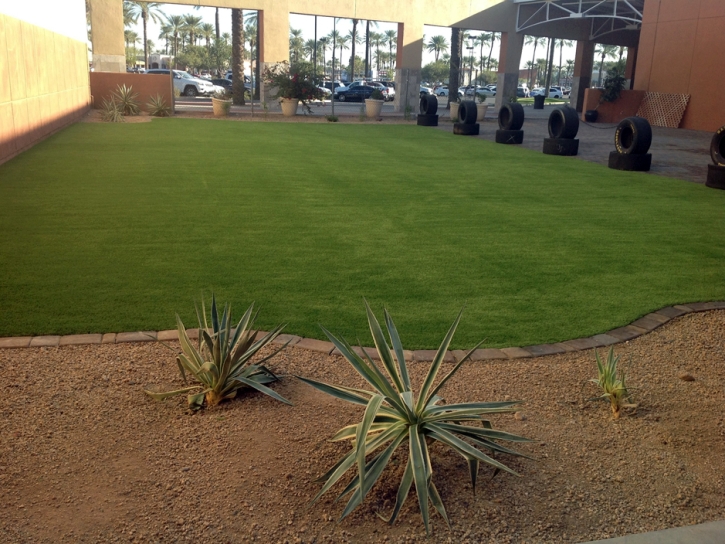 Fake Turf Ponte Vedra Beach, Florida Landscape Rock, Commercial Landscape