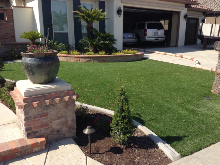 Faux Grass DeFuniak Springs, Florida City Landscape, Small Front Yard Landscaping