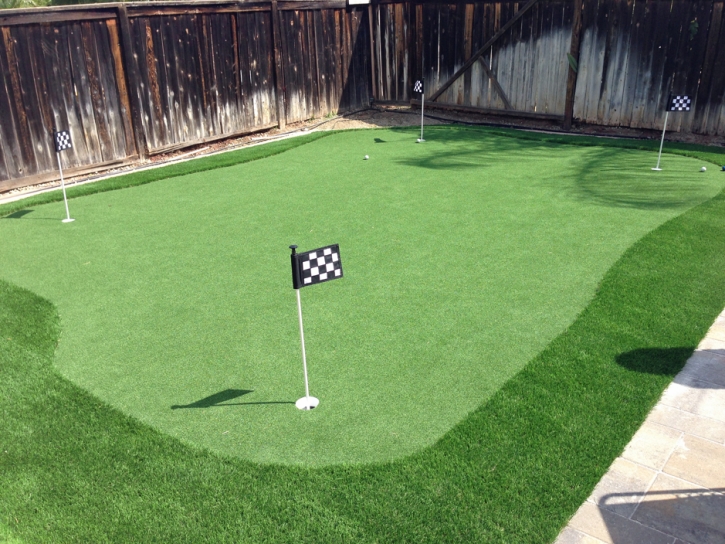 Grass Installation Progress Village, Florida Putting Greens, Backyard Ideas