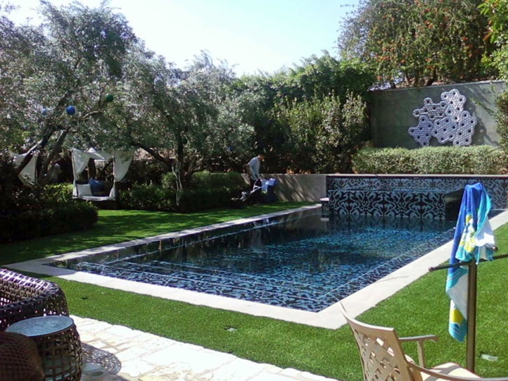 Synthetic Lawn Goulds, Florida Lawns, Above Ground Swimming Pool